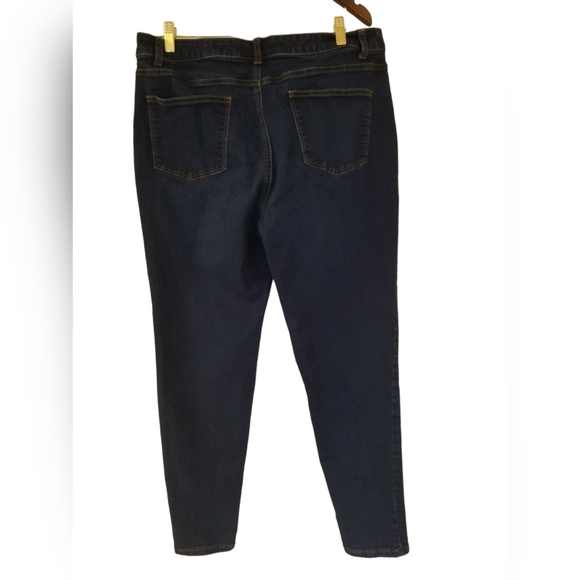 Talbots Simply Flattering Jegging Jeans Dark Blue Size 14 - Picture 2 of 16